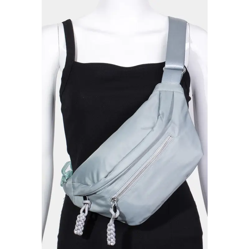 Elevate your style with the fame nylon crossbody bag in luxury fashion $32.99 introducing the nylon crossbody bag