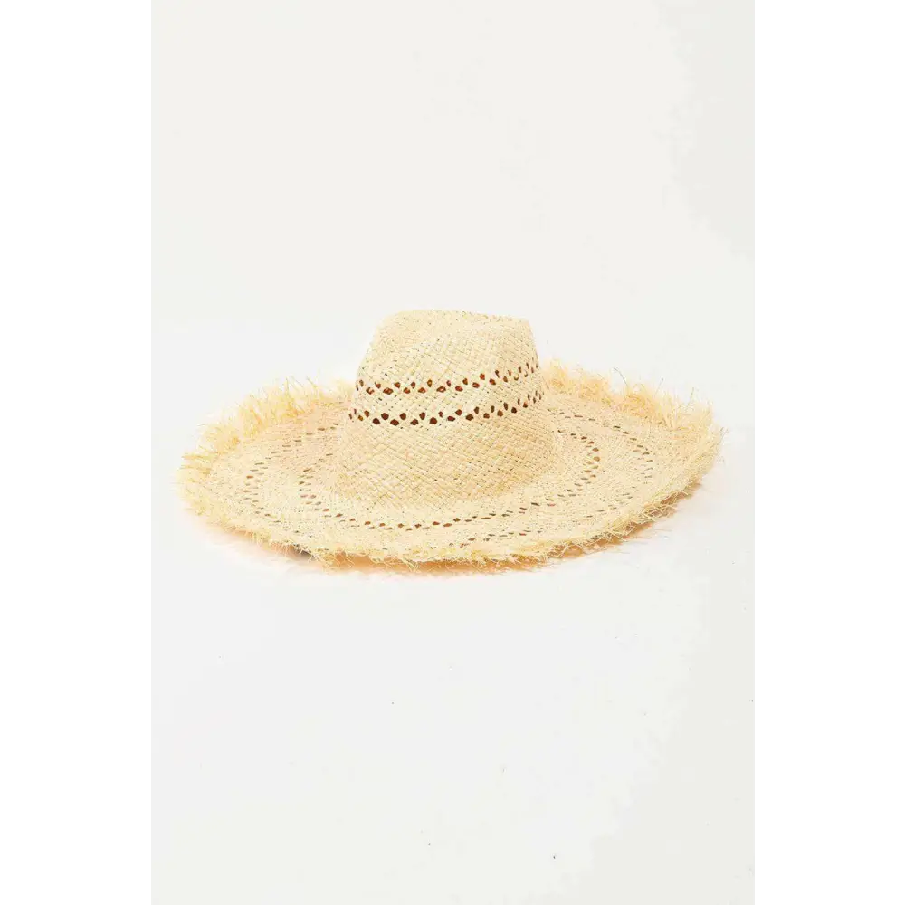 Fame openwork raw hem weave hat for luxury fashion enthusiasts $31 this openwork raw hem weave hat