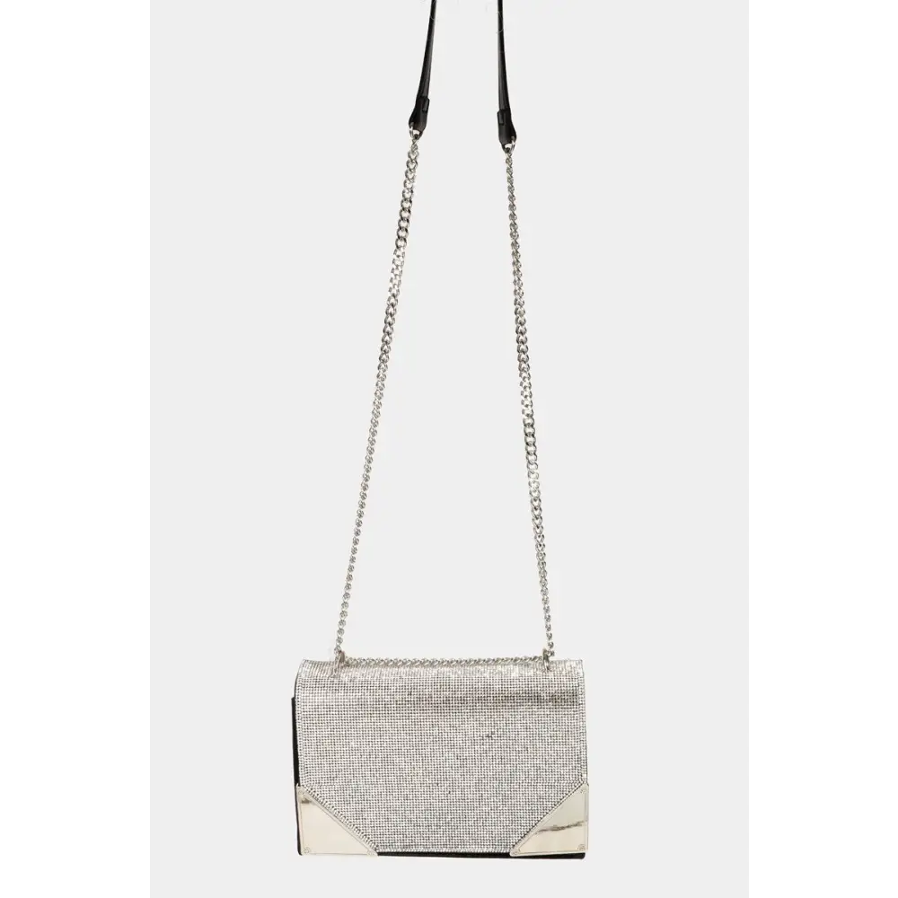 Fame rhinestone crossbody bag elevates luxury fashion for women $51.99 elevate your style and add an exhilarating edge