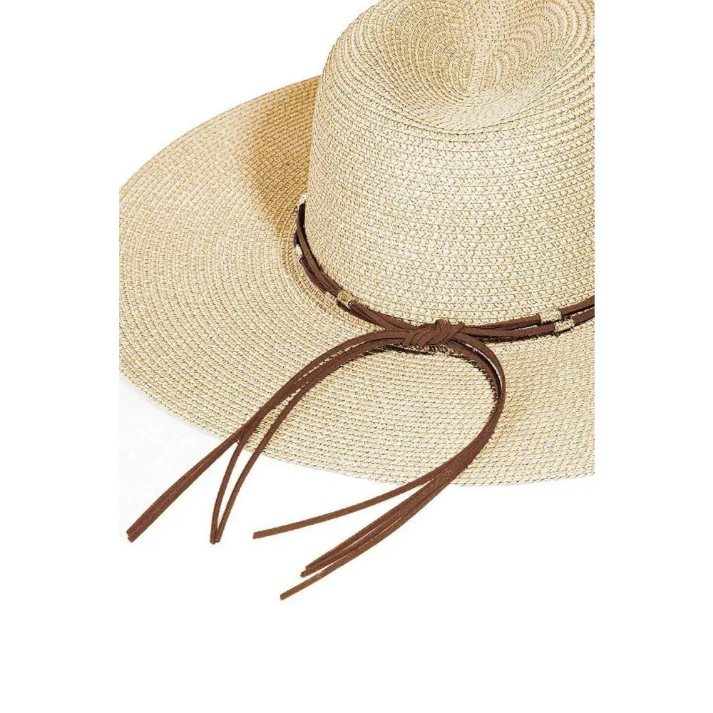 Elevate your style with the fame rope strap wide brim weave hat $24.28 this rope strap wide brim weave hat