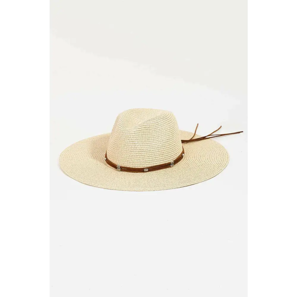 Elevate your style with the fame rope strap wide brim weave hat $24.28 this rope strap wide brim weave hat