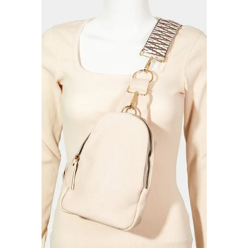 Fame single strap faux leather sling bag redefines luxury fashion for women $34.99 introducing the single strap faux