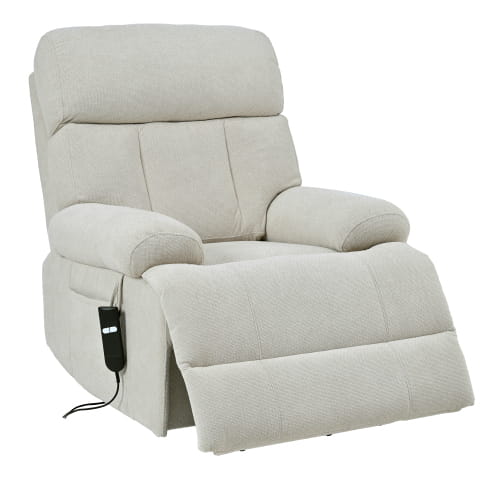 Experience luxury with the oversized power lift recliner chair