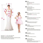 Two bridal mannequins with detailed body measurement guides for height, bust, waist, hips, armhole, shoulder, and arm length suitable for Flavinke Wedding Dresses.