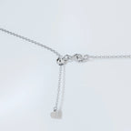 3.00 CTW Floating Heart Shape Lab Grown Diamond Solitaire Pendant Necklace F/G VS1 AGI Certified in 14K White or Yellow Gold