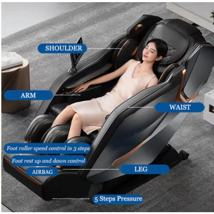 Experience luxury relaxation with the zero gravity shiatsu massage chair $1,499.99 furniture