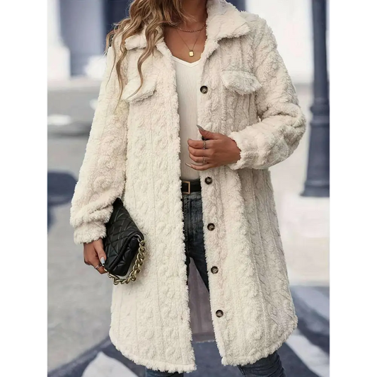 Elevate your wardrobe with the long sleeve longline coat in luxury fashion $38.22 basic style normal not lined material