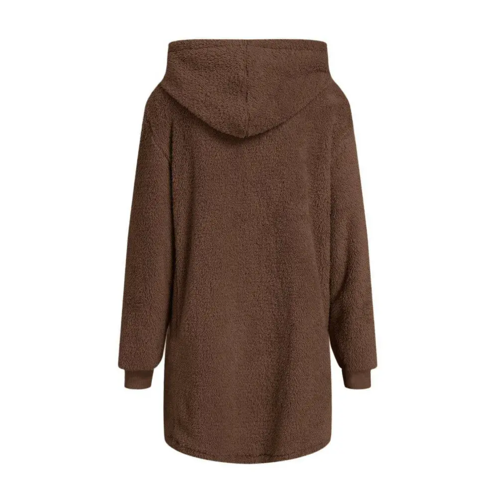 Cozy long sleeve hooded jacket elevates luxury fashion for women $27.62 pocketed for convenience and style normal,