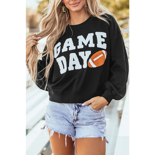 Elevate your wardrobe with the game day luxury fashion sweatshirt $44.99 a chic and effortlessly stylish basic style