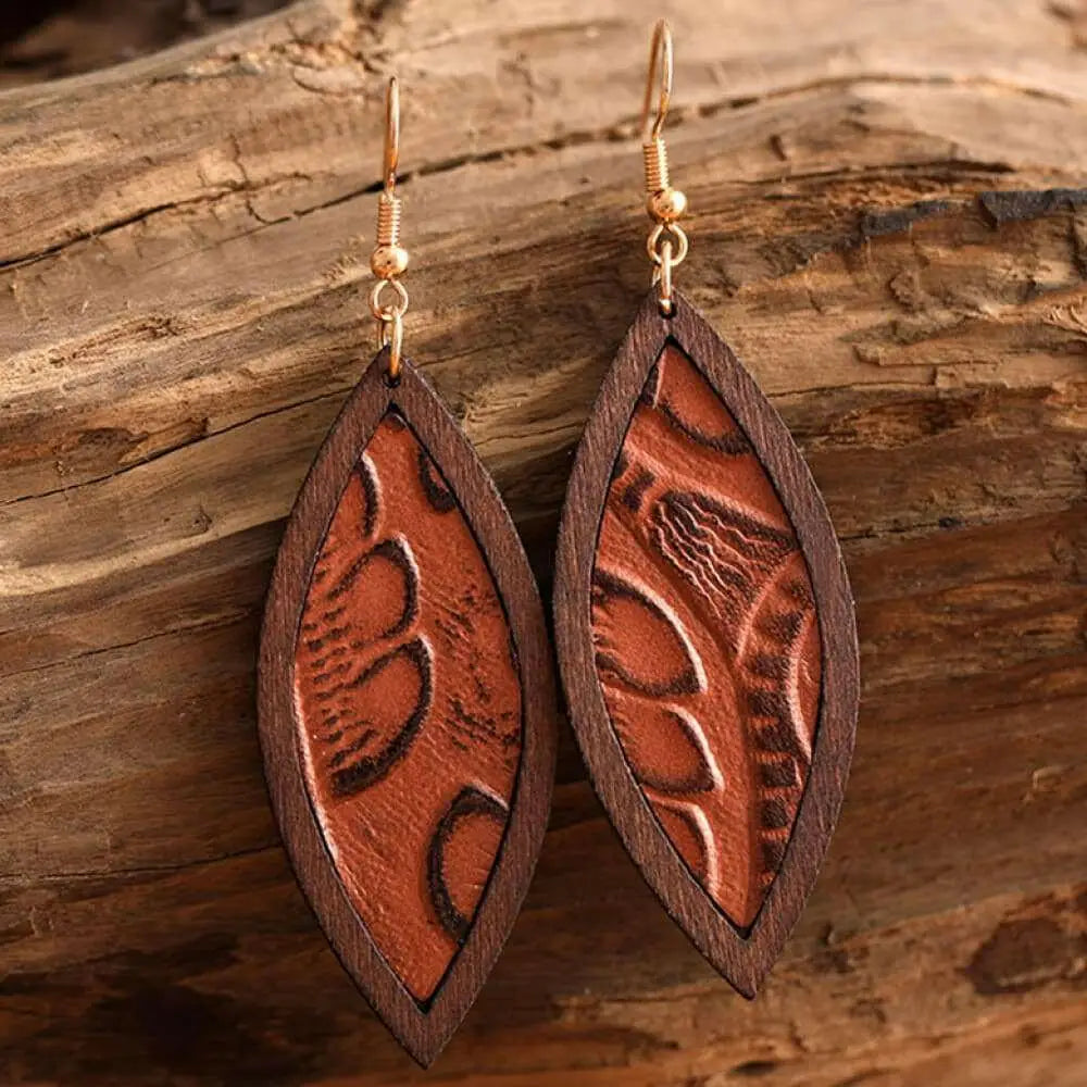 Exquisite western wood and copper jewelry for luxury fashion enthusiasts $10 western - embrace the spirit of the wild