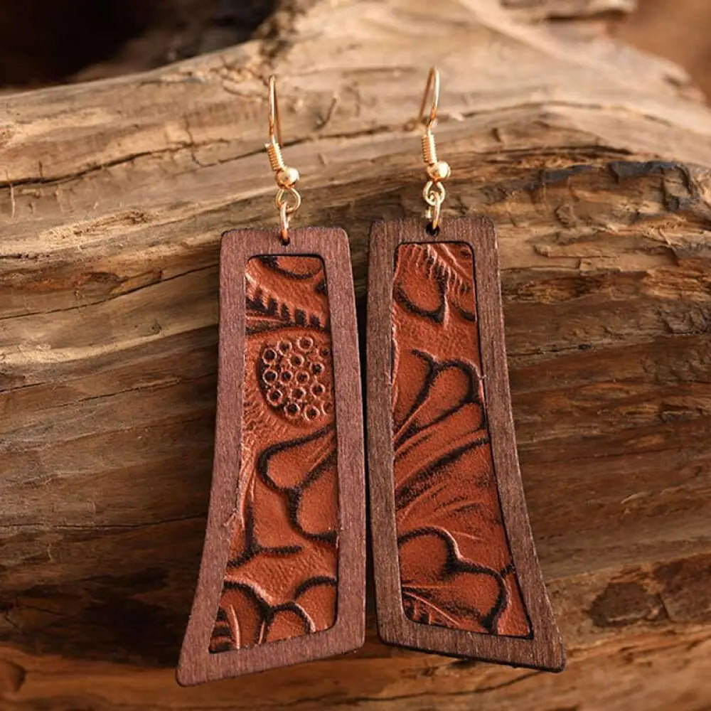 Exquisite western wood and copper jewelry for luxury fashion enthusiasts $10 western - embrace the spirit of the wild