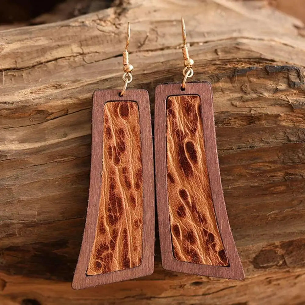 Exquisite western wood and copper jewelry for luxury fashion enthusiasts $10 western - embrace the spirit of the wild