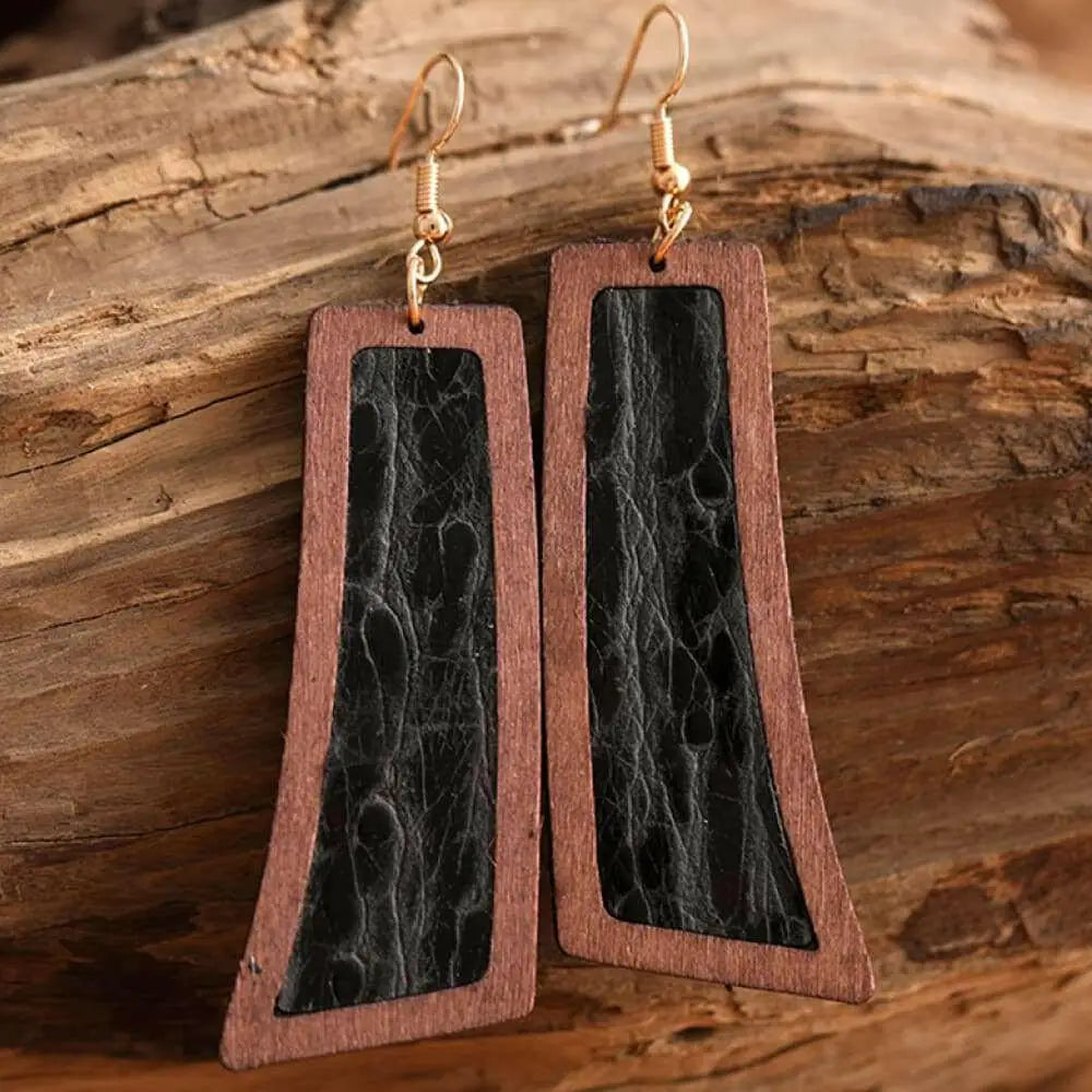 Exquisite western wood and copper jewelry for luxury fashion enthusiasts $10 western - embrace the spirit of the wild