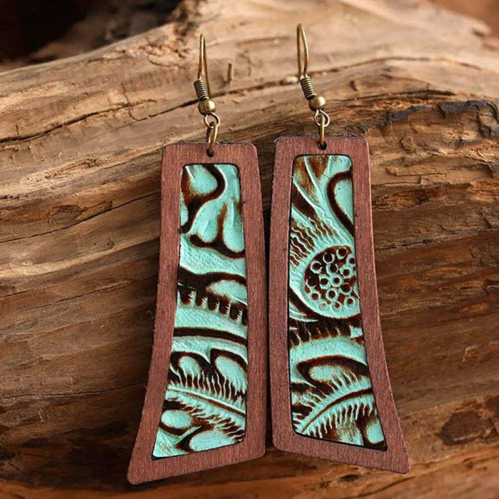 Exquisite western wood and copper jewelry for luxury fashion enthusiasts $10 western - embrace the spirit of the wild