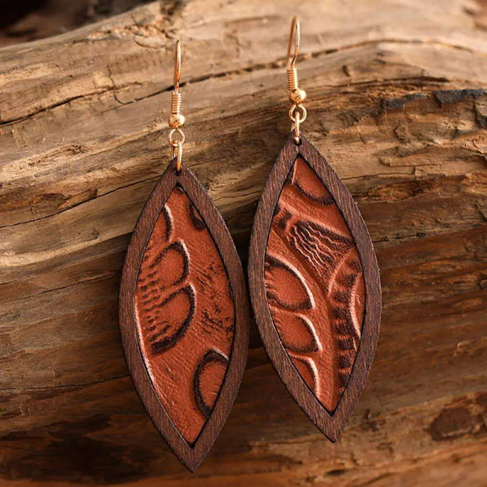 Exquisite western wood and copper jewelry for luxury fashion enthusiasts $10 western - embrace the spirit of the wild