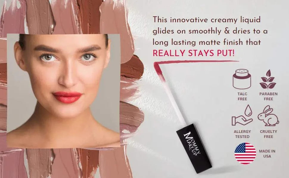 Ginger Stay Put Matte Lip Cream | Stunning Kiss-Proof Lipstick