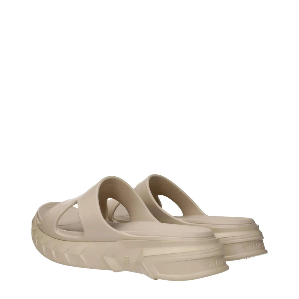 Givenchy Ciabatte e Zoccoli Marshmallow Uomo Gomma Beige/Sabbia - Maven Couture IncMen's Sandals