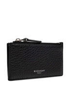 GIVENCHY Mini Grain Leather Card Holder with Zip - SS26 - Maven Couture IncSMALL LEATHER GOODS
