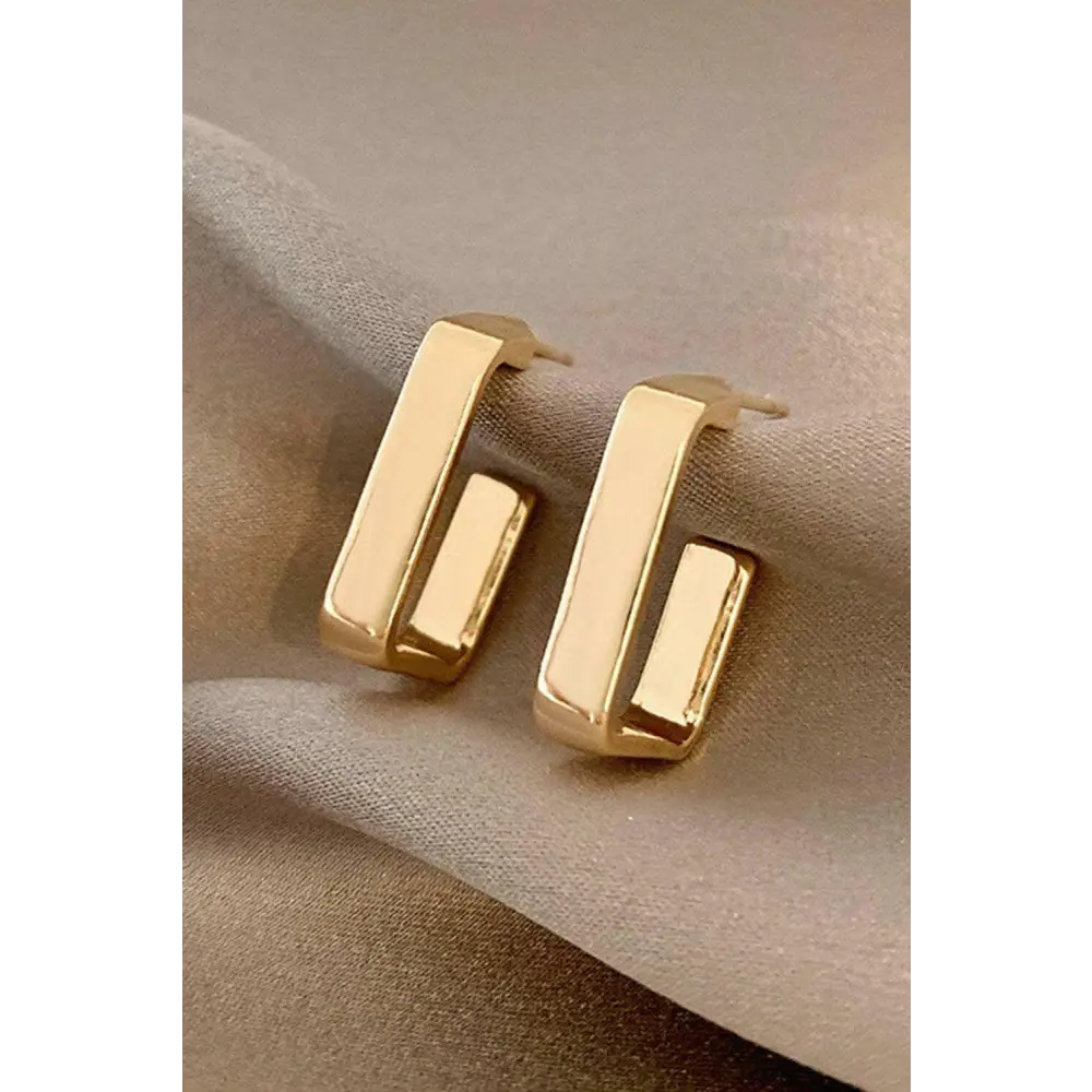 Timeless elegance in luxury gold-plated alloy earrings for women $8.61 alloy • crafted from high-quality gold-plated