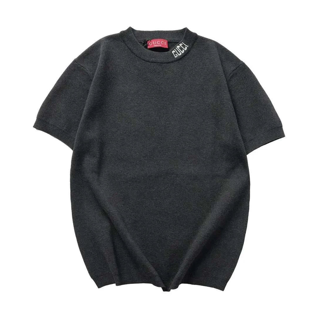 Gucci Black Cotton Crew Neck T-Shirt - Luxury Casual Staple - Maven Couture IncApparel > Tops > T-Shirts