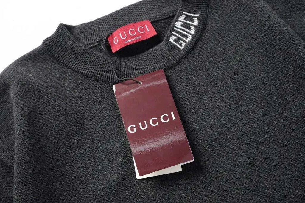 Gucci Black Cotton Crew Neck T-Shirt - Luxury Casual Staple - Maven Couture IncApparel > Tops > T-Shirts