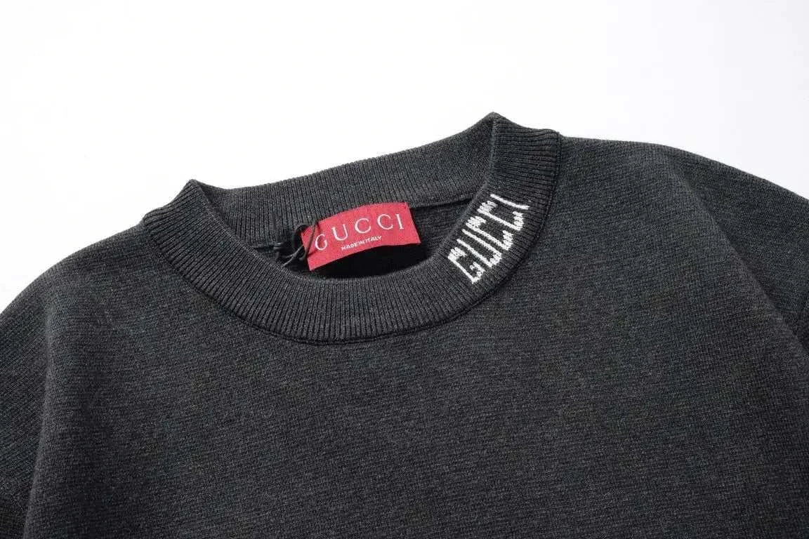 Gucci Black Cotton Crew Neck T-Shirt - Luxury Casual Staple - Maven Couture IncApparel > Tops > T-Shirts