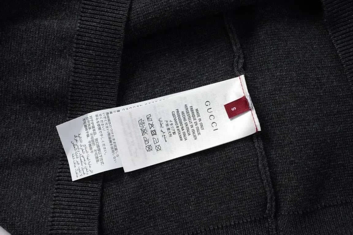 Gucci Black Cotton Crew Neck T-Shirt - Luxury Casual Staple - Maven Couture IncApparel > Tops > T-Shirts