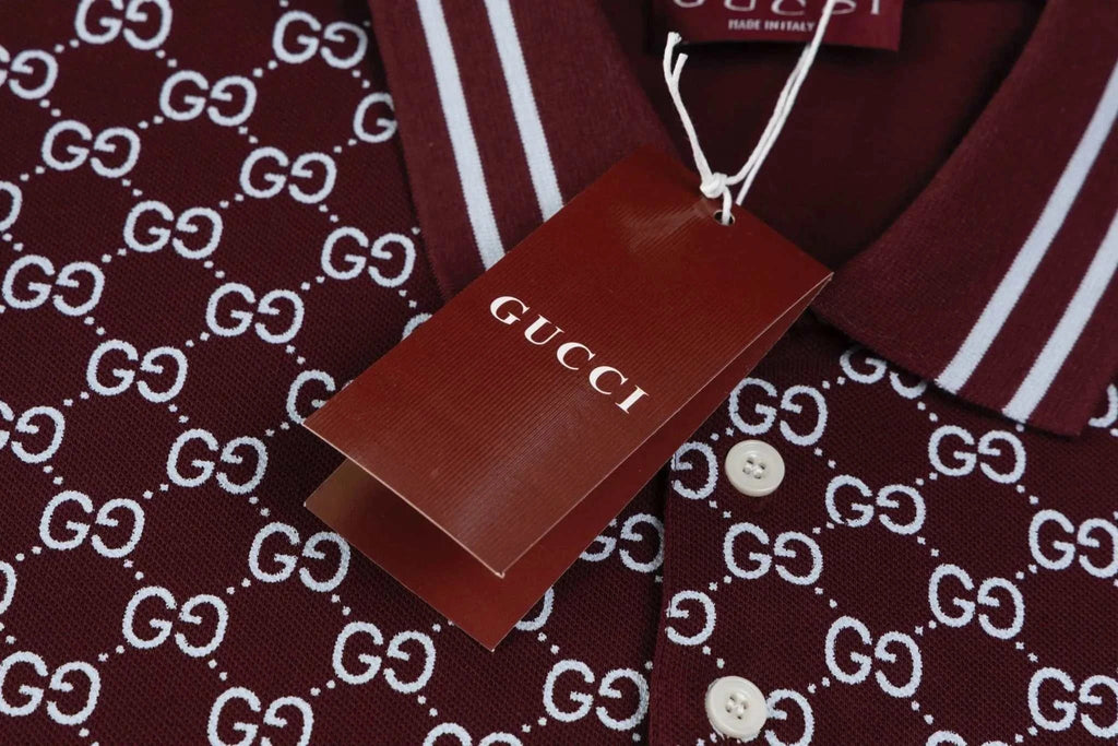 Gucci Collar T-Shirt - Premium Cotton Men's Tee - Maven Couture IncApparel > Tops > T-Shirts