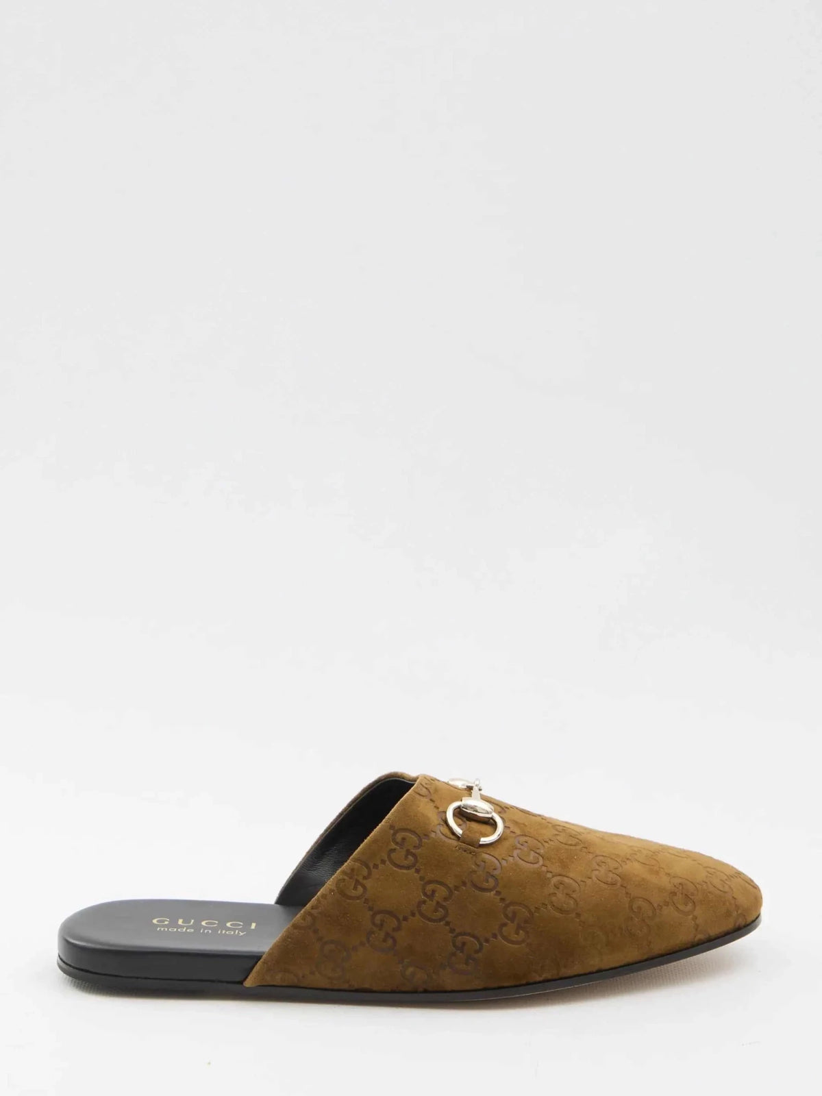 GUCCI Flat Suede Slippers for Men - Maven Couture IncSANDALS