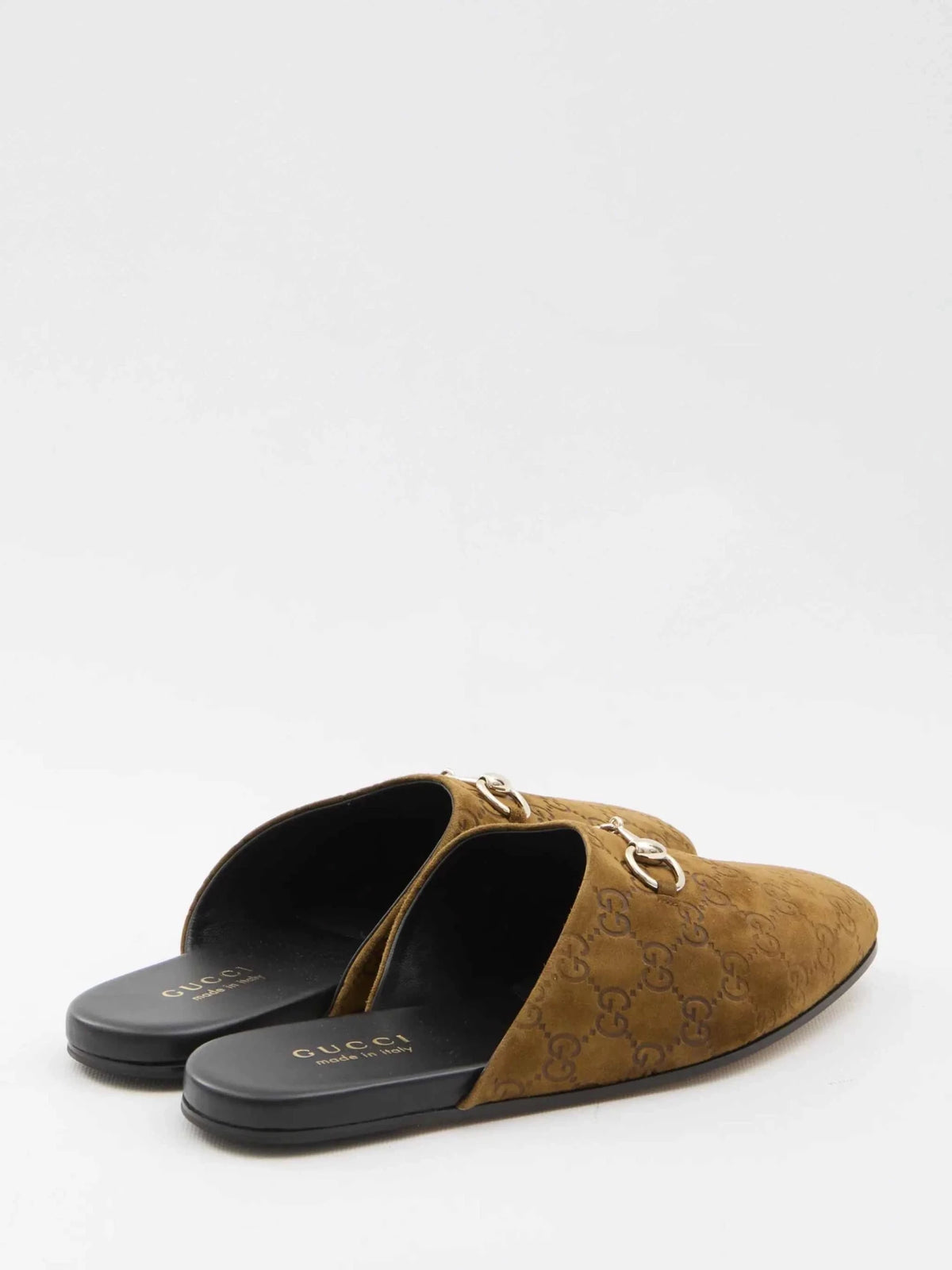 GUCCI Flat Suede Slippers for Men - Maven Couture IncSANDALS