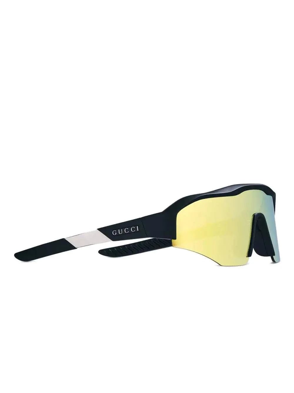 GUCCI Futuristic Shield Sunglasses for Men - Maven Couture IncSUNGLASSES