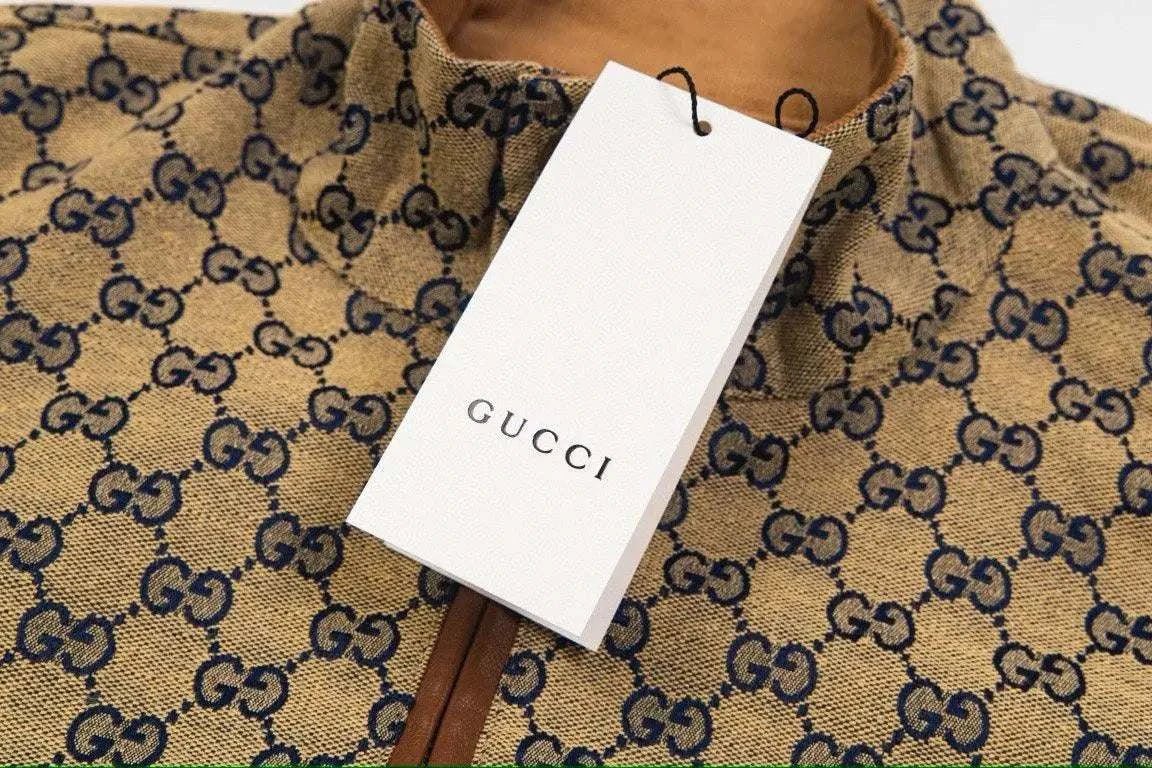 Gucci GG cotton canvas zip jacket - Maven Couture Inc