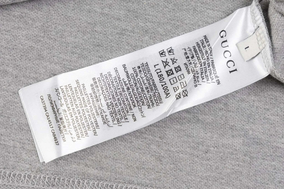 Gucci Luxury T-shirt with Collar Grey - Premium Cotton Comfort - Maven Couture IncApparel > Tops > T-Shirts