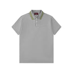 Gucci Luxury T-shirt with Collar Grey - Premium Cotton Comfort - Maven Couture IncApparel > Tops > T-Shirts