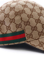 GUCCI Men's Baseball Hat with Web - Maven Couture IncCAPS & HATS