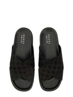 GUCCI Men's GG Pattern Slider Sandals - Stylish Comfort for Spring/Summer 2025, Made in Italy - Maven Couture IncSANDALS