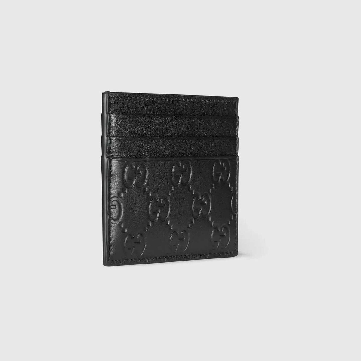 GUCCI Mini Leather Card Holder with Embossed Pattern - Dimensions: 10 x 8 cm - Maven Couture IncSMALL LEATHER GOODS