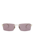 GUCCI Platinum Metal Sunglasses for Men - Maven Couture IncSUNGLASSES
