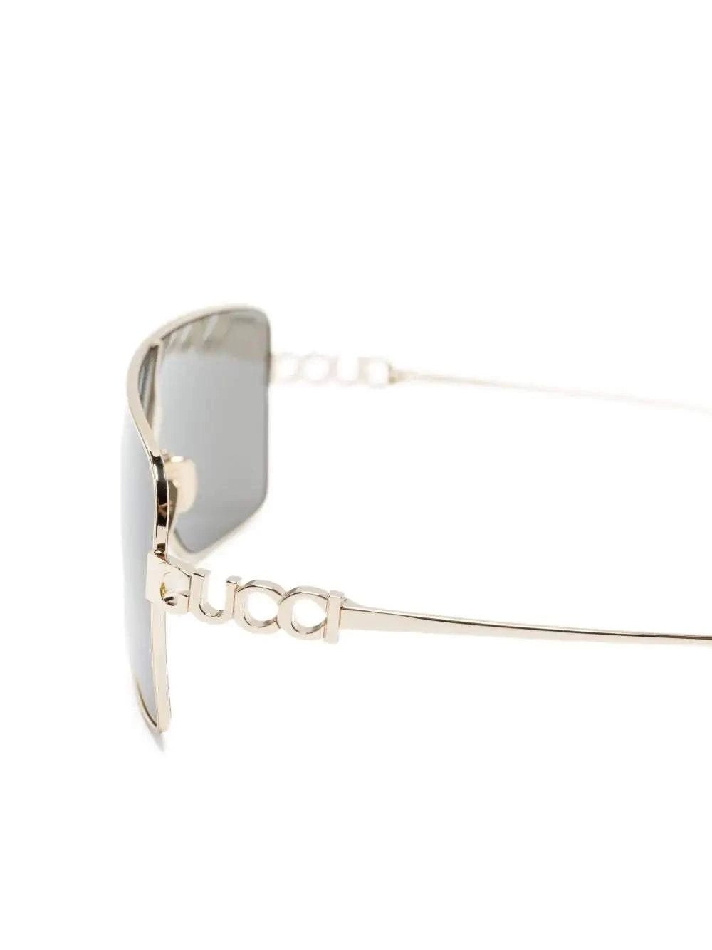 GUCCI Platinum Metal Women's Sunglasses