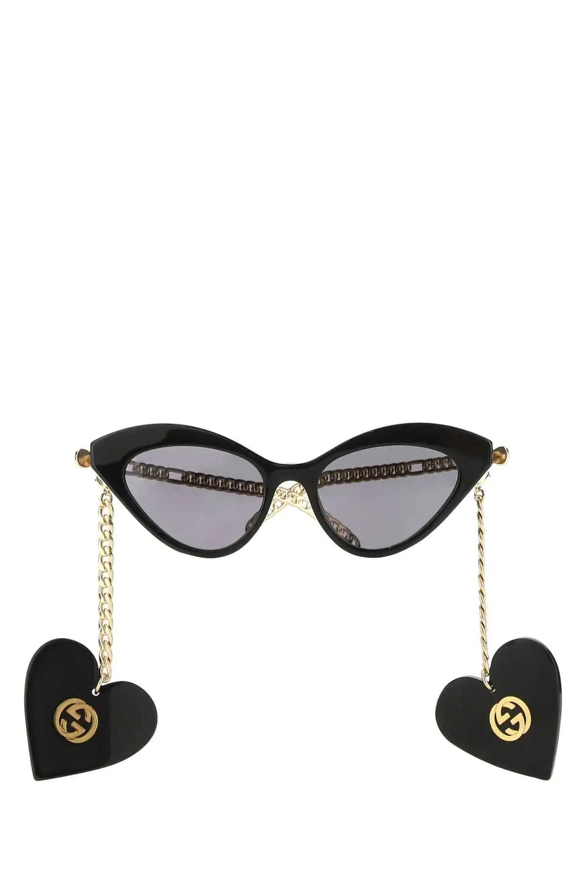GUCCI Two-Tone Acetate and Metal Sunglasses