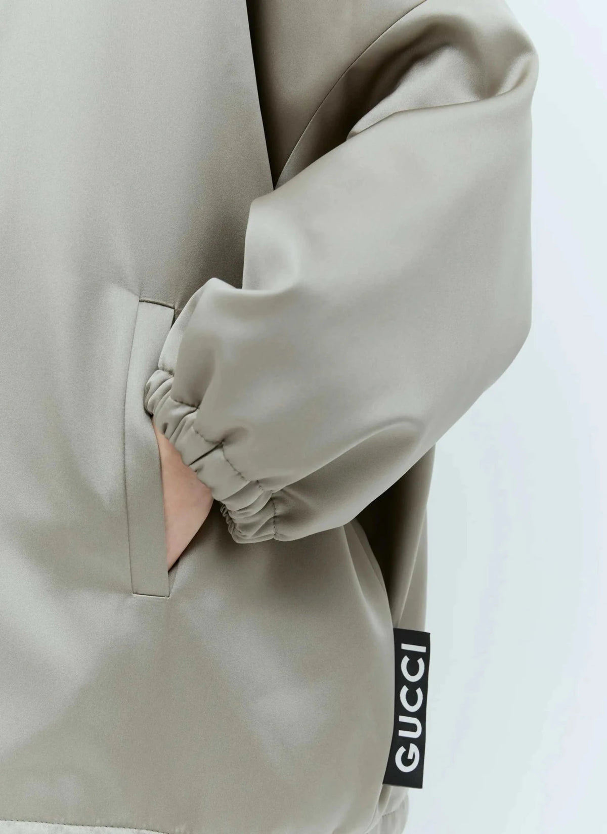 Gucci Women Satin Bomber Jacket - Maven Couture IncOuterwear / Jackets