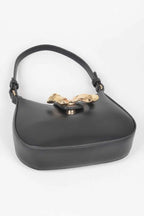 HANDBAG NOLITA Vegan Leather Small Hobo Metal Ribbon – BYMANYC ® New York