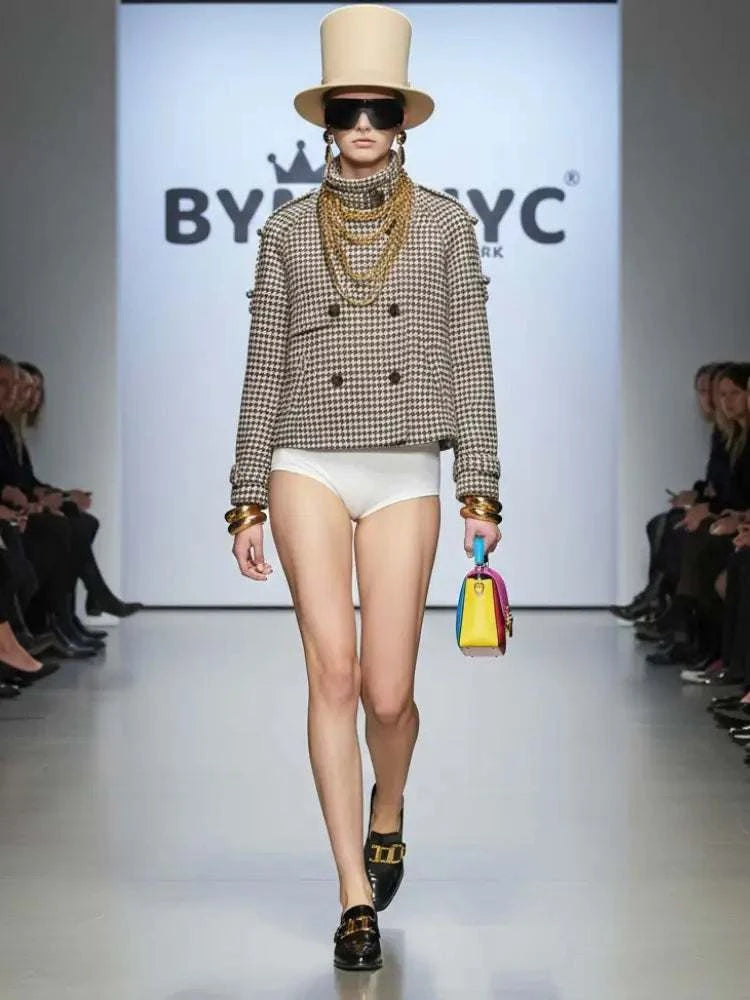 Heritage Houndstooth Eco-Jacket • UPPER EAST New Collection BYMANYC ® New York