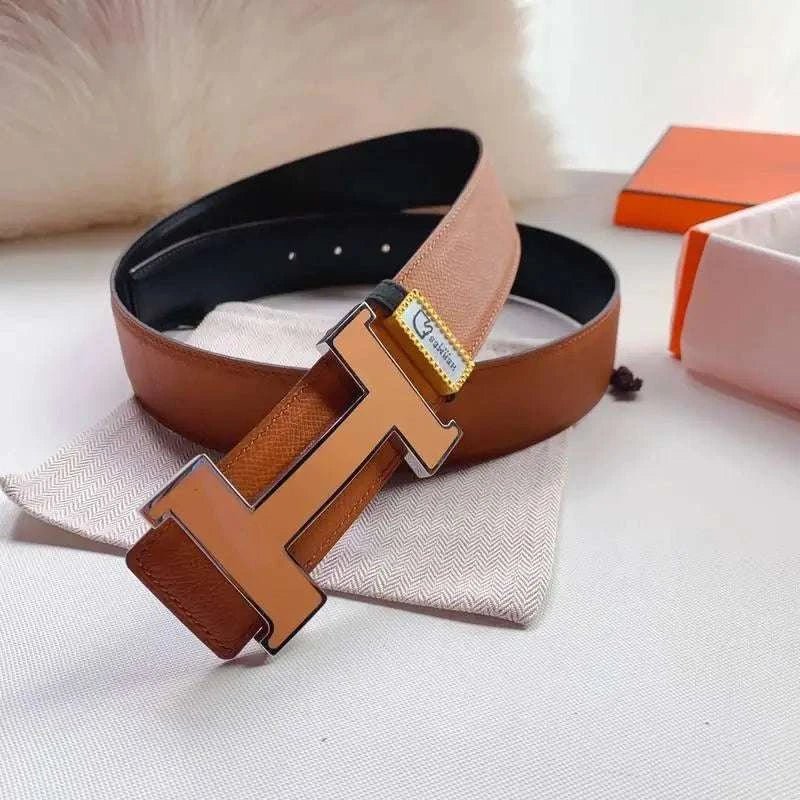 Hermes Men Beige Buckle Belt 'Beige' - Maven Couture Inc