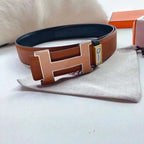Hermes Men Beige Buckle Belt 'Beige' - Maven Couture Inc