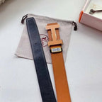 Hermes Men Beige Buckle Belt 'Beige' - Maven Couture Inc