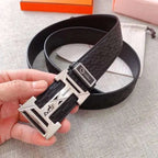 Hermes Men Buckle Belt 'Black' - Maven Couture Inc
