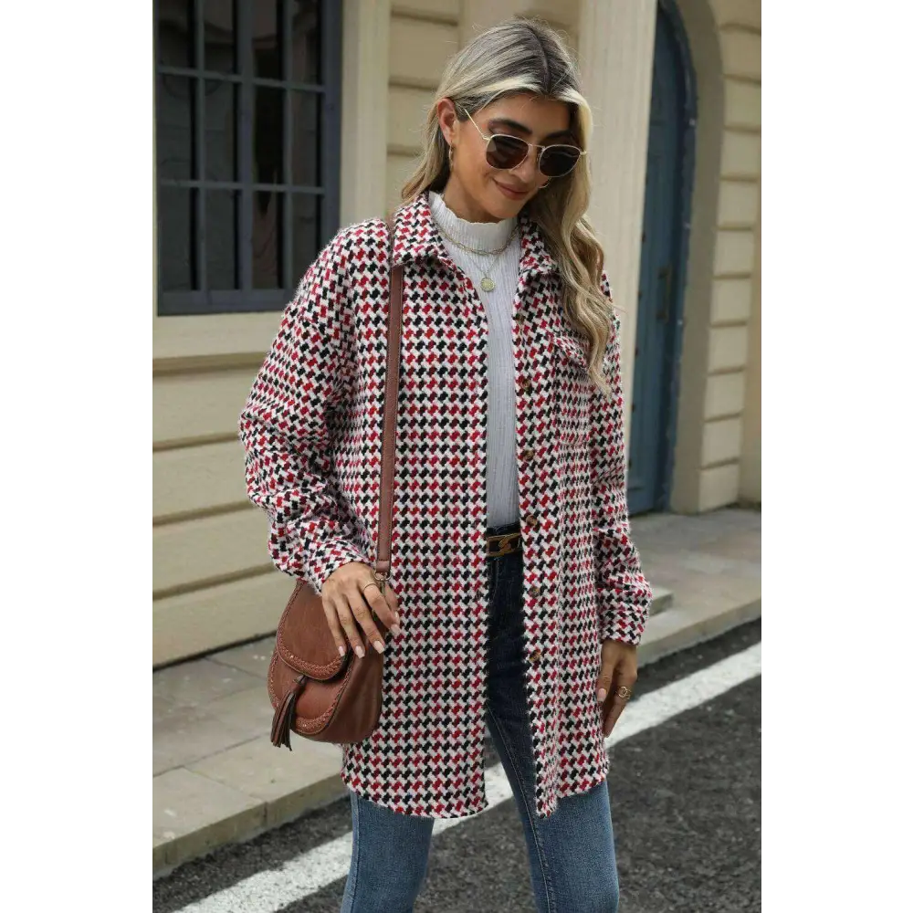 Discover luxury fashion for women with the exclusive dropped shoulder coat $42.08 buttoned for a classic look, pocketed