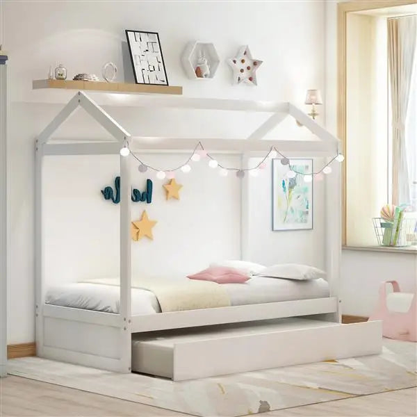 Chic house bed with rollers for luxury fashion in home design $449.99 let your children’s imagination run wild