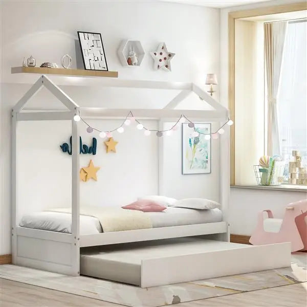 Chic house bed with rollers for luxury fashion in home design $449.99 let your children’s imagination run wild